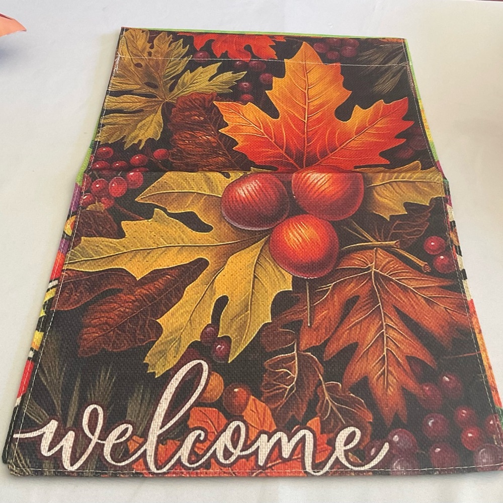 Autumn Nature Welcome Garden Flag